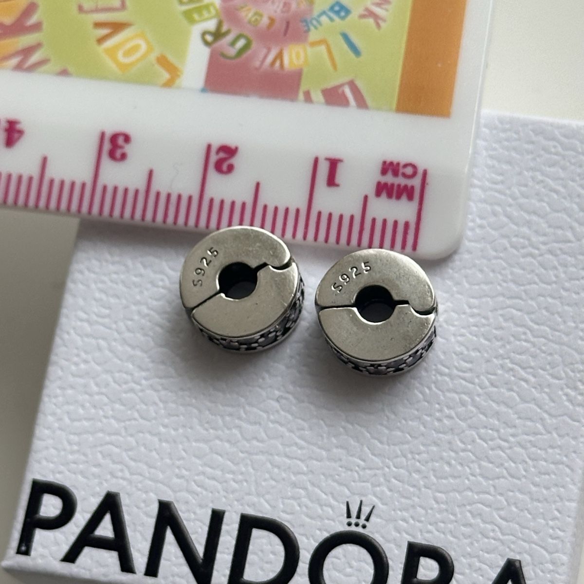 Pandora Pendentifs: Pandora Funkelnde Rosa Clips Stoppers  – Neuf (Voir description) à Givisiez par dor_xb9k 1