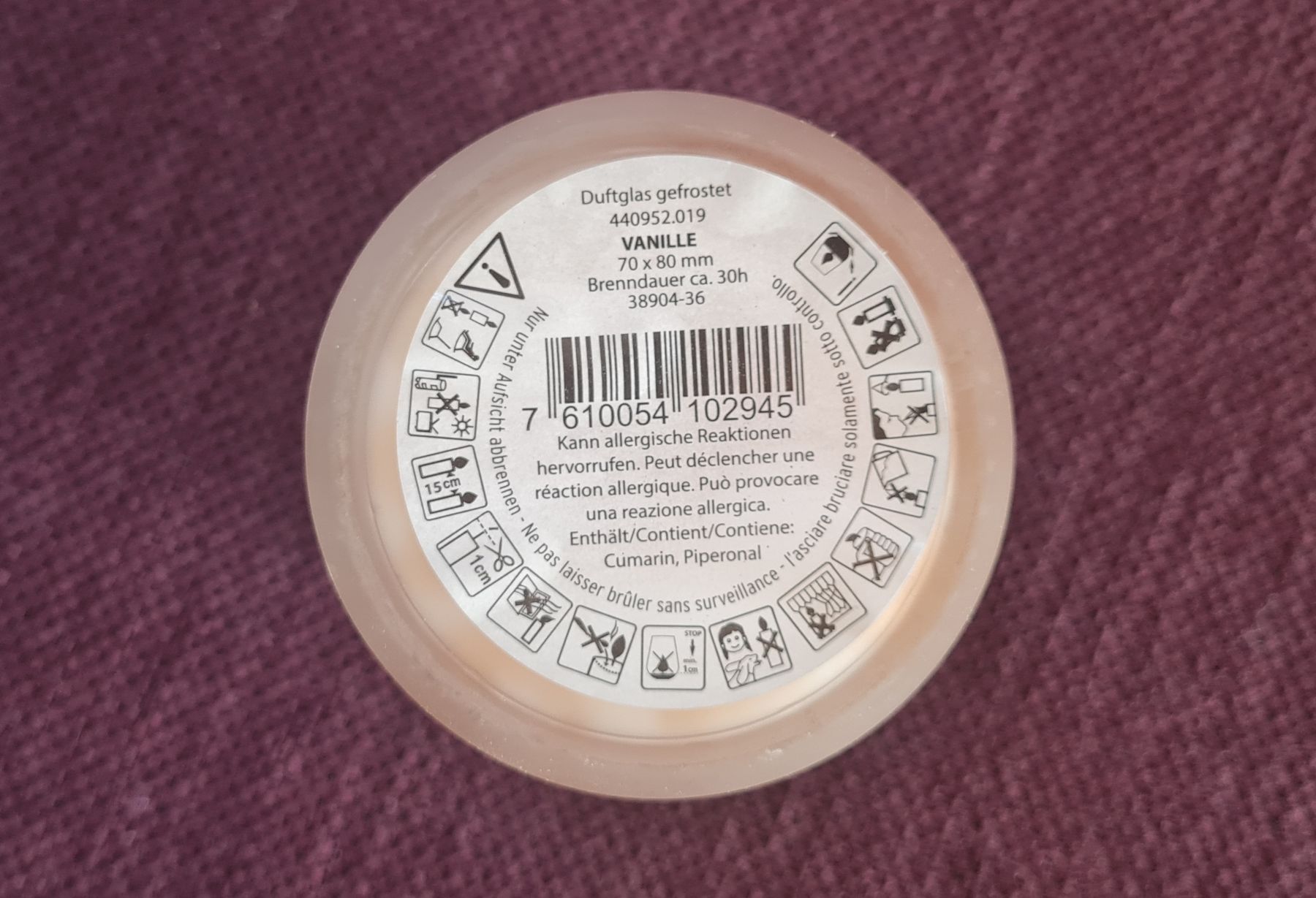 Kerzen: Vanille Duftkerzen im Glas – Neu und originalverpackt aus Liestal von Shelby787 2