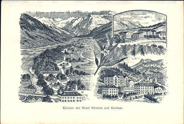 Incisioni: Klosters Holzstich um 1900 – Usato da Rafz venduto da Helvet32