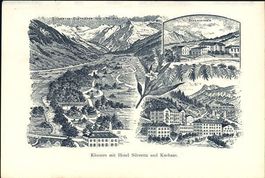 Klosters Holzstich um 1900