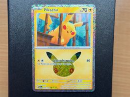 Pikachu (036/128) (14/30) - 30ᵉ Anniversaire - 30C FR