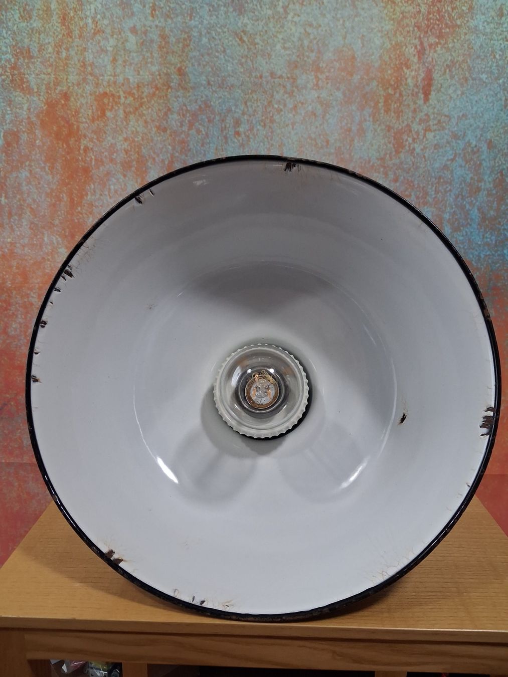 Lampen: Restaurierte Emaille Industrie Lampe – Gebraucht aus Winterthur von lampenretter 4
