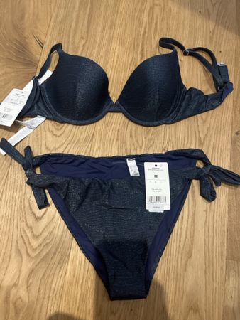 Damen Bikini dunkelblau Grösse M neu mit Etikett