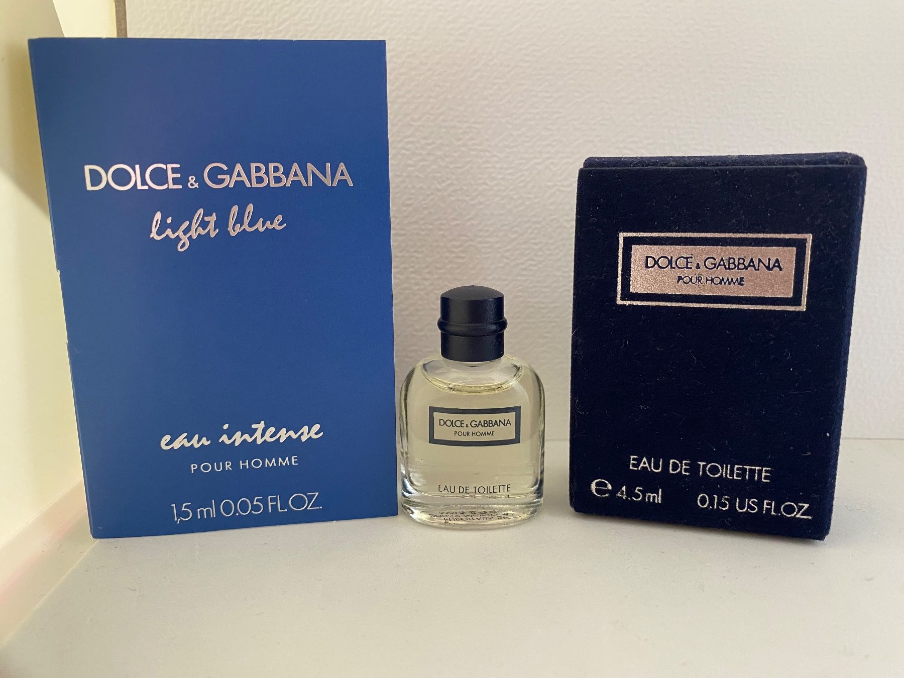 Dolce & Gabbana Parfum & Eau de Toilette: Miniatures pour homme Dolce & Gabbana – Neu und originalverpackt aus Bouveret von wes_7zll