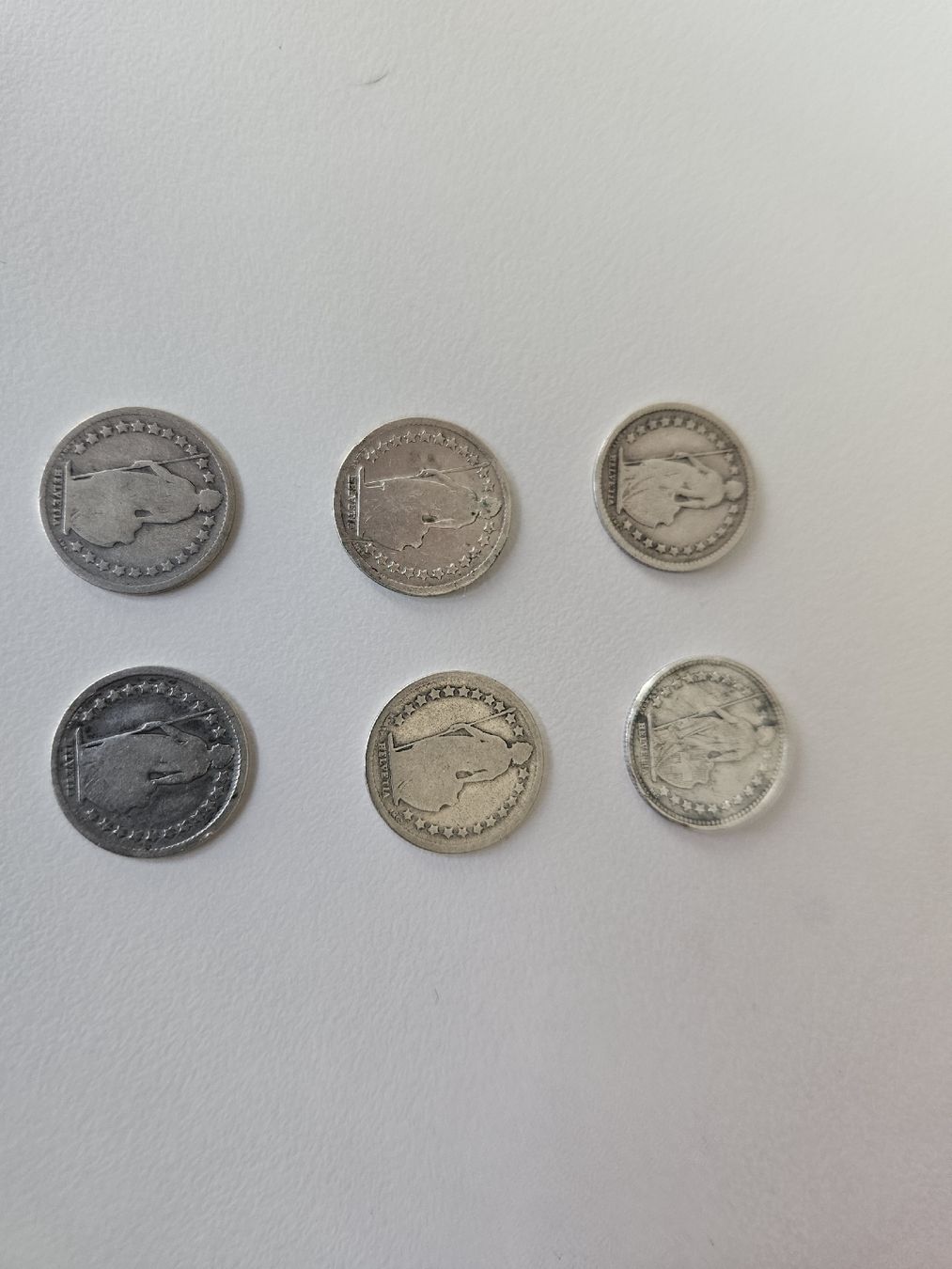 Toutes les monnaies: 6 stk 50 rappen, ab 1879 – D'occasion à Pfäffikon ZH par Melibol 3
