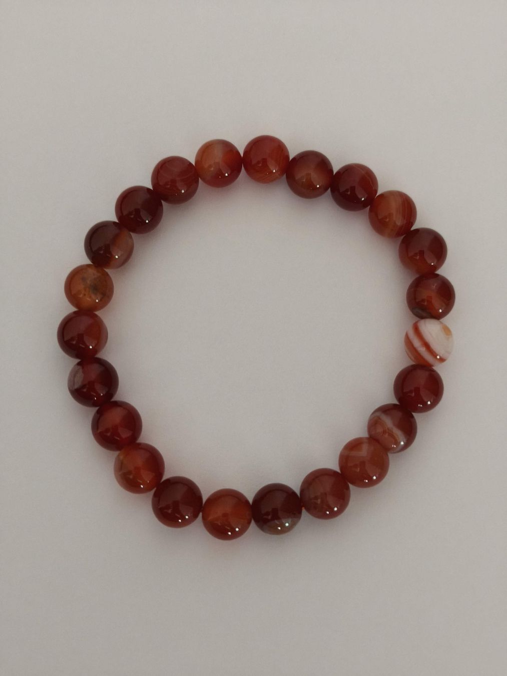 Bracciali & Braccialetti: Karneol Armband (Perlen), Echtstein FEUER – Usato da St. Gallen venduto da GIULESGG