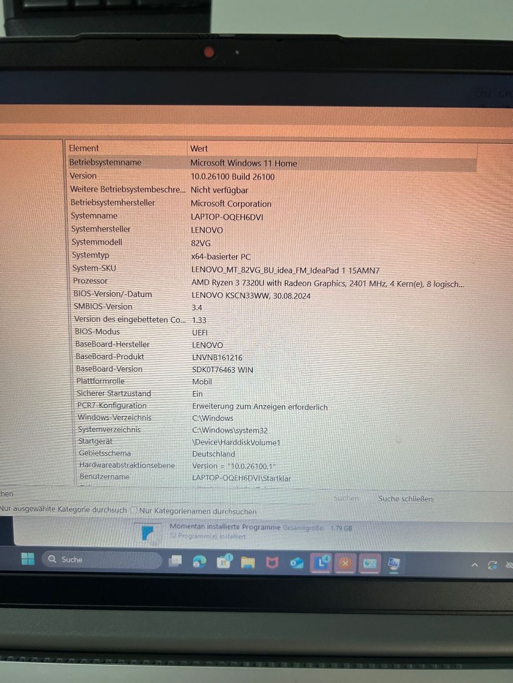 Lenovo Notebook: Lenovo IdeaPad1 15AMN7 – Usato da Geroldswil venduto da cau_9fzc 3