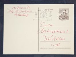 CL25 Carte Postale + Timbre Autriche 1962