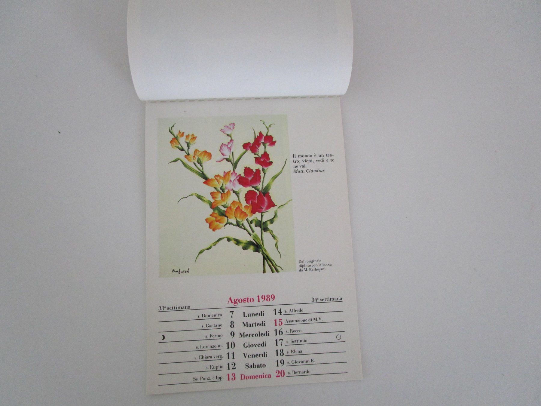 Calendari: Calendario artistico – Usato da Langenthal venduto da majarose 2