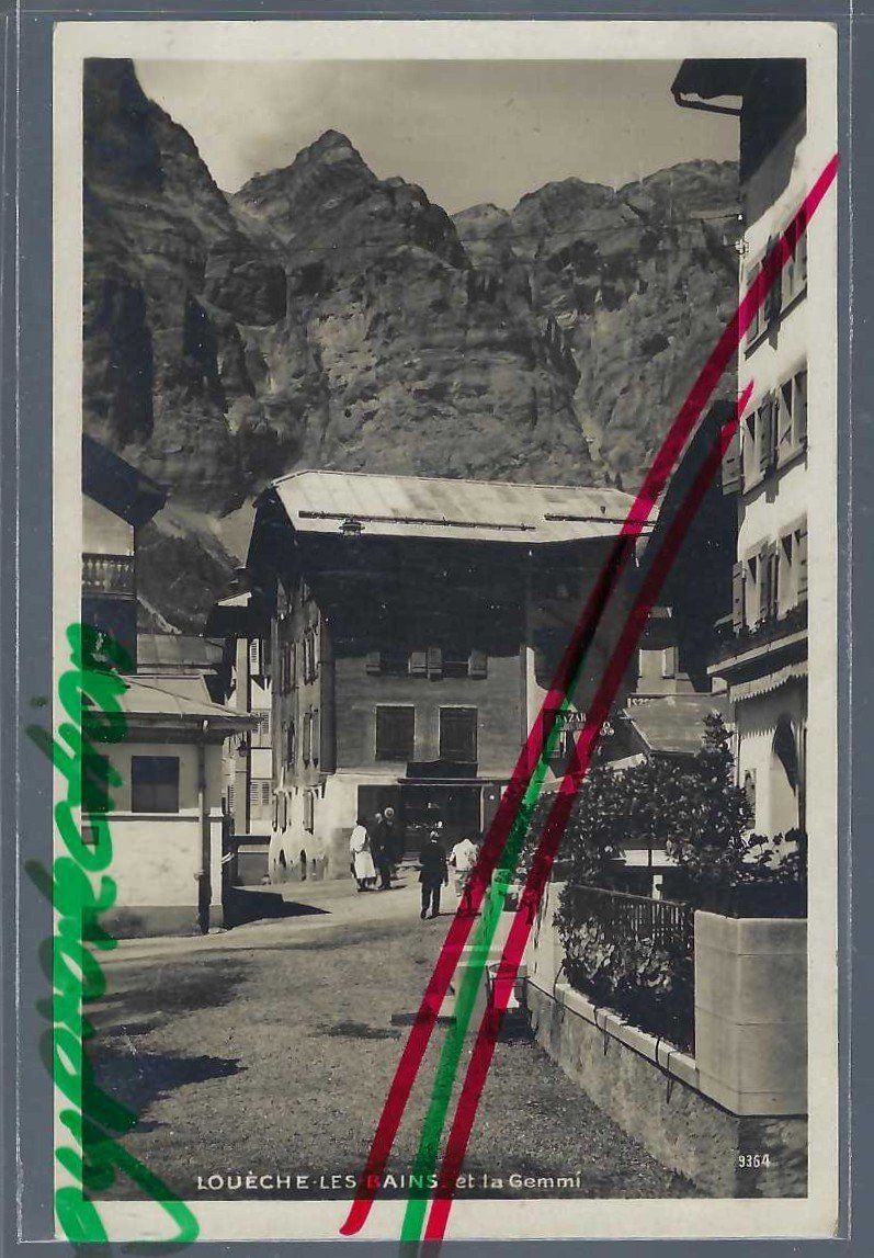 Ansichtskarten: Leukerbad. Gemmipass. Fotoansichtskarte. – Gebraucht aus Horw von SwissSteamMemories