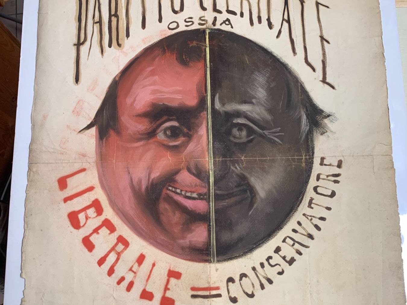 Poster & Bilder: Ticino - "Partito Clericale  ossia Liberale - Conservatore" – Gebraucht aus Sorengo von 74in 2