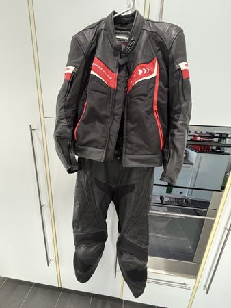 BLITZAUKTION 24H IXS Motorrad Lederkombi, Grösse 54, TOP!