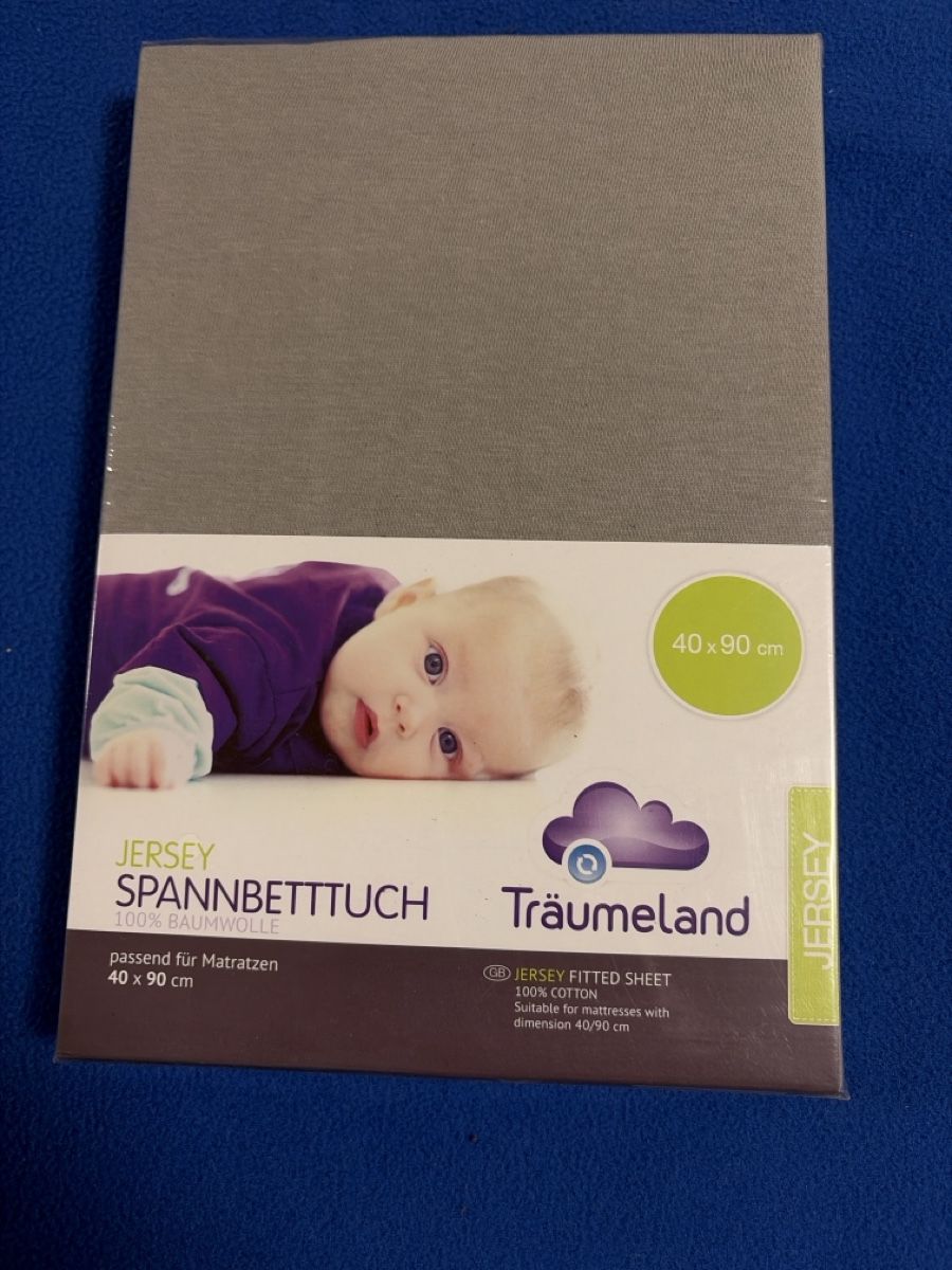 Biancheria da letto: Jersey Fixleintuch Anthrazit 40x90 – Nuovo e nell'imballaggio originale da Embrach venduto da Yeasy