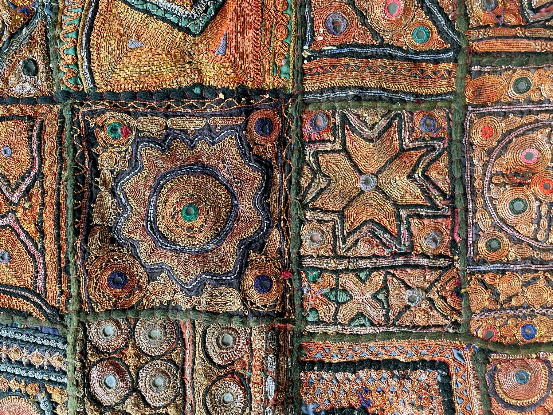 Tappeti: Wandteppich, Patchwork, aus Indien, Grösse 100x150cm – Usato da Bremgarten AG venduto da mamina54 2