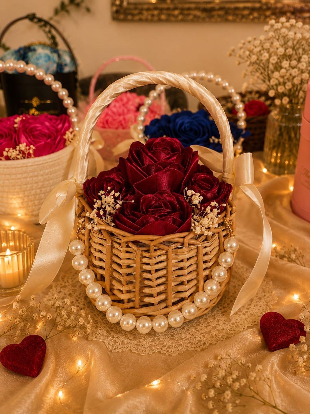 Altro per la casa: Romantisches Rosenkörbchen, Handmade, Geschenkidee! – Nuovo e nell'imballaggio originale da Walde AG venduto da traxx02 1