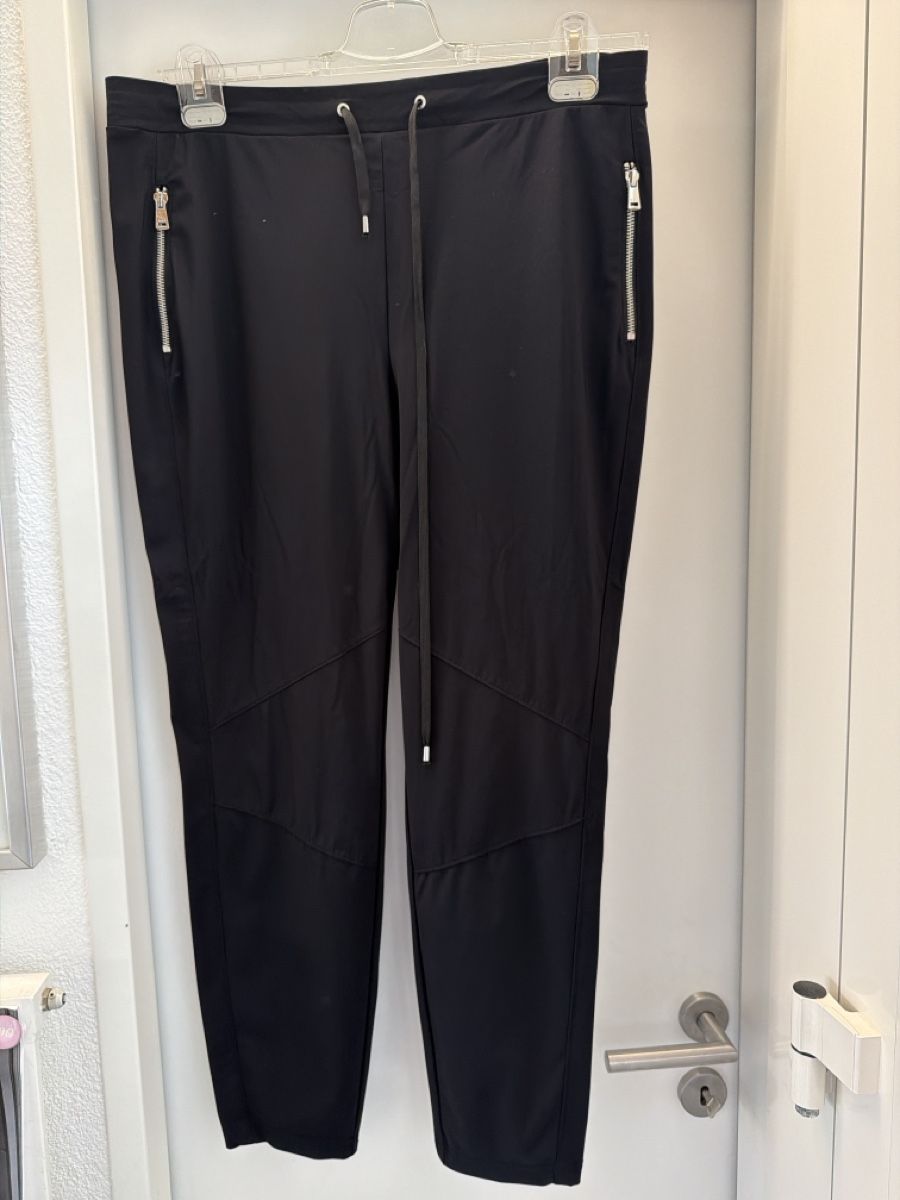 Pantaloni: Leichte Hose OUI 42 schwarz neu – Nuovo (secondo la descrizione) da Dornach venduto da samuti