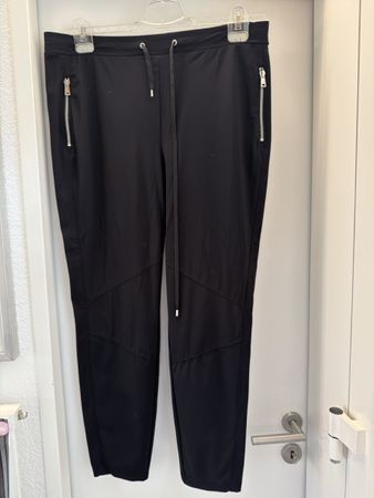 Leichte Hose OUI 42 schwarz neu