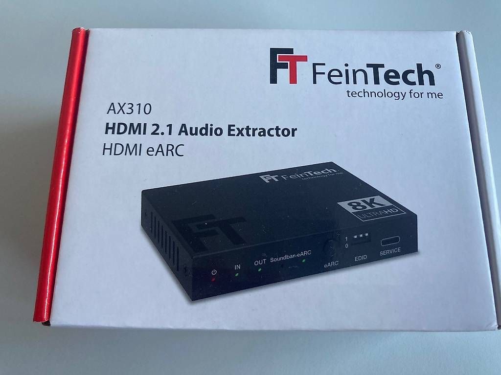 Convertitori: FeinTech AX310 HDMI 2.1 Audio Extractor eARC NEU – Nuovo e nell'imballaggio originale da Widnau venduto da Uhcmoere