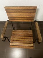 Gartensessel Holz Metall Klappbar gebraucht