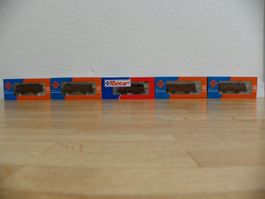 5 Stück Roco offener Güterwagen für Märklin in OVP