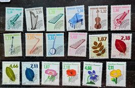 FRANCE timbres préoblitérés neufs **