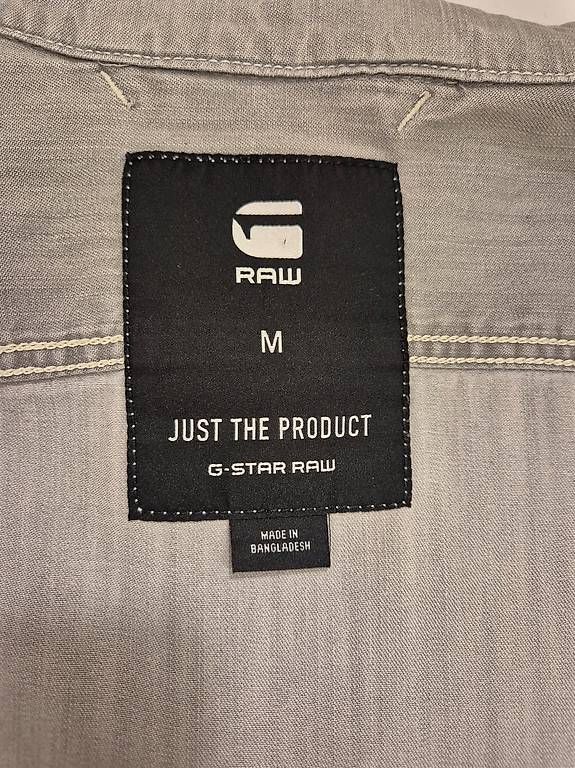 Camicie: G-Star RAW Denim Hemd Tacoma - Gr. M, hellgrau – Usato da Bassersdorf venduto da Kalina6 1