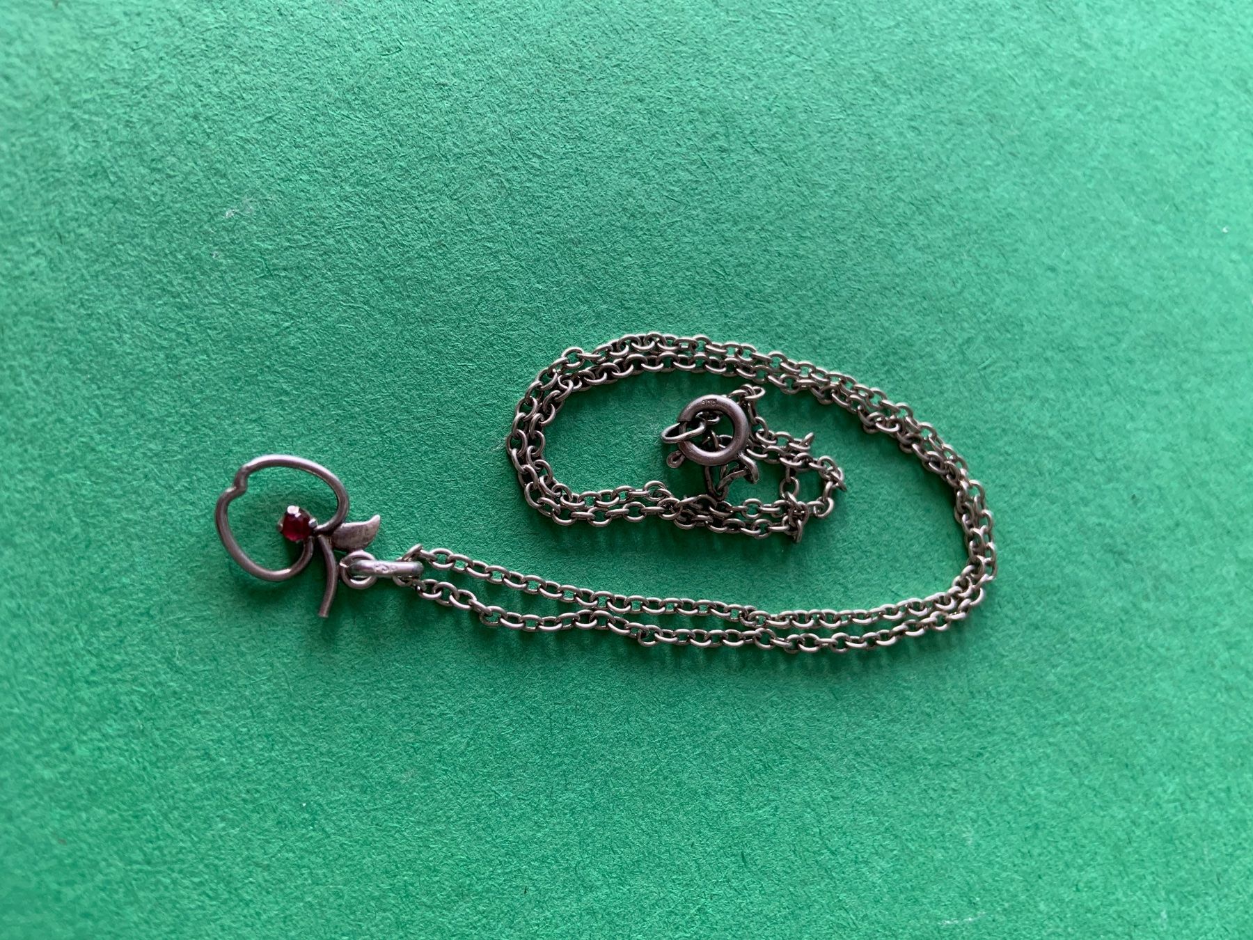 Pendentifs: Apfel-Ketten-Anhänger silber – D'occasion à Laufen par belleskulptur 2