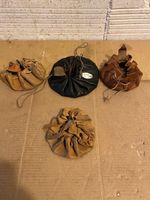 4 X LEDERBEUTEL  CH ARMEE