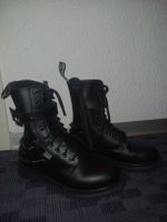 Stiefel Rammstein Metall schnallen Kette Grösse 40