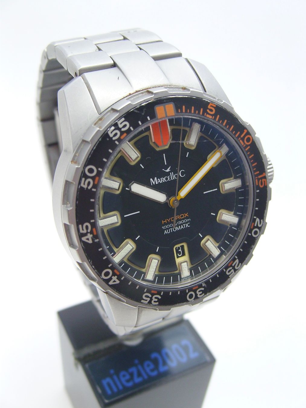 Orologi: Marcello C. Hydrox Automatik Taucheruhr mit original Box – Usato da Mels venduto da niezie2002 3