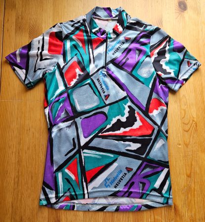 Radtrikot Helvetia vintage Grösse 164/XS Velo Fahrrad Trikot