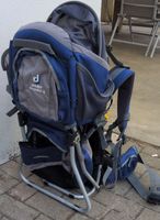 Kindertrage Deuter Kid Comfort II blau gebraucht