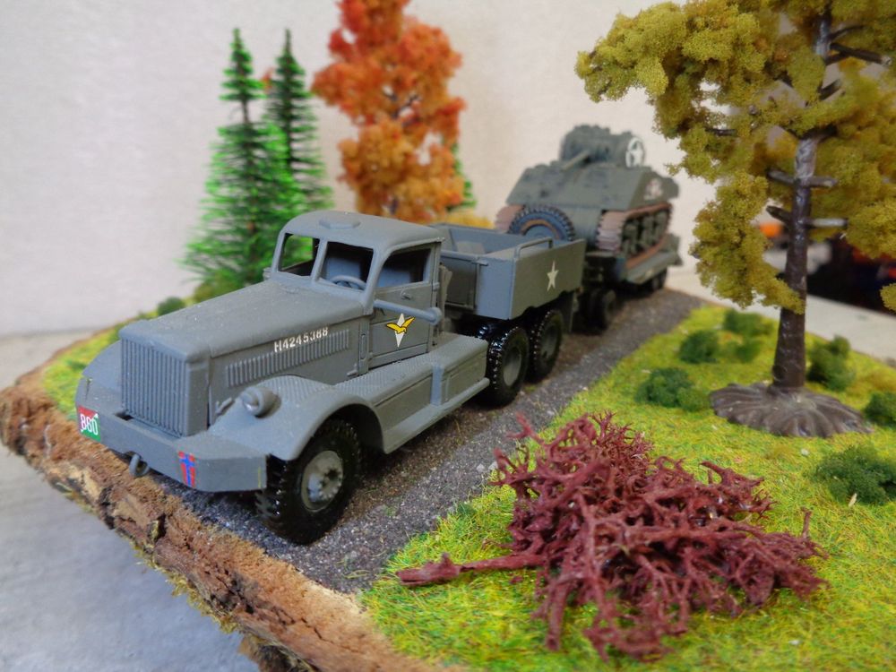 ALTAYA 1:43, grand camion porte char pacific, métal militaire armée USA
