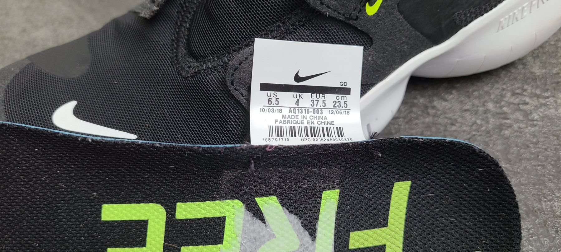 Nike Scarpe da donna: Fitnessschuhe von Nike, Gr. 36.5 – Usato da Basel venduto da Luzora 3