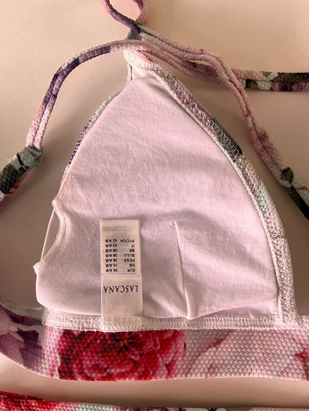 Lascana Costumi da bagno & Bikini: LASCANA, Bikini, Grösse 36A/B, Farbe Hellgrün mit Blumen – Nuovo e nell'imballaggio originale da Rudolfstetten venduto da gst_g7xl 2