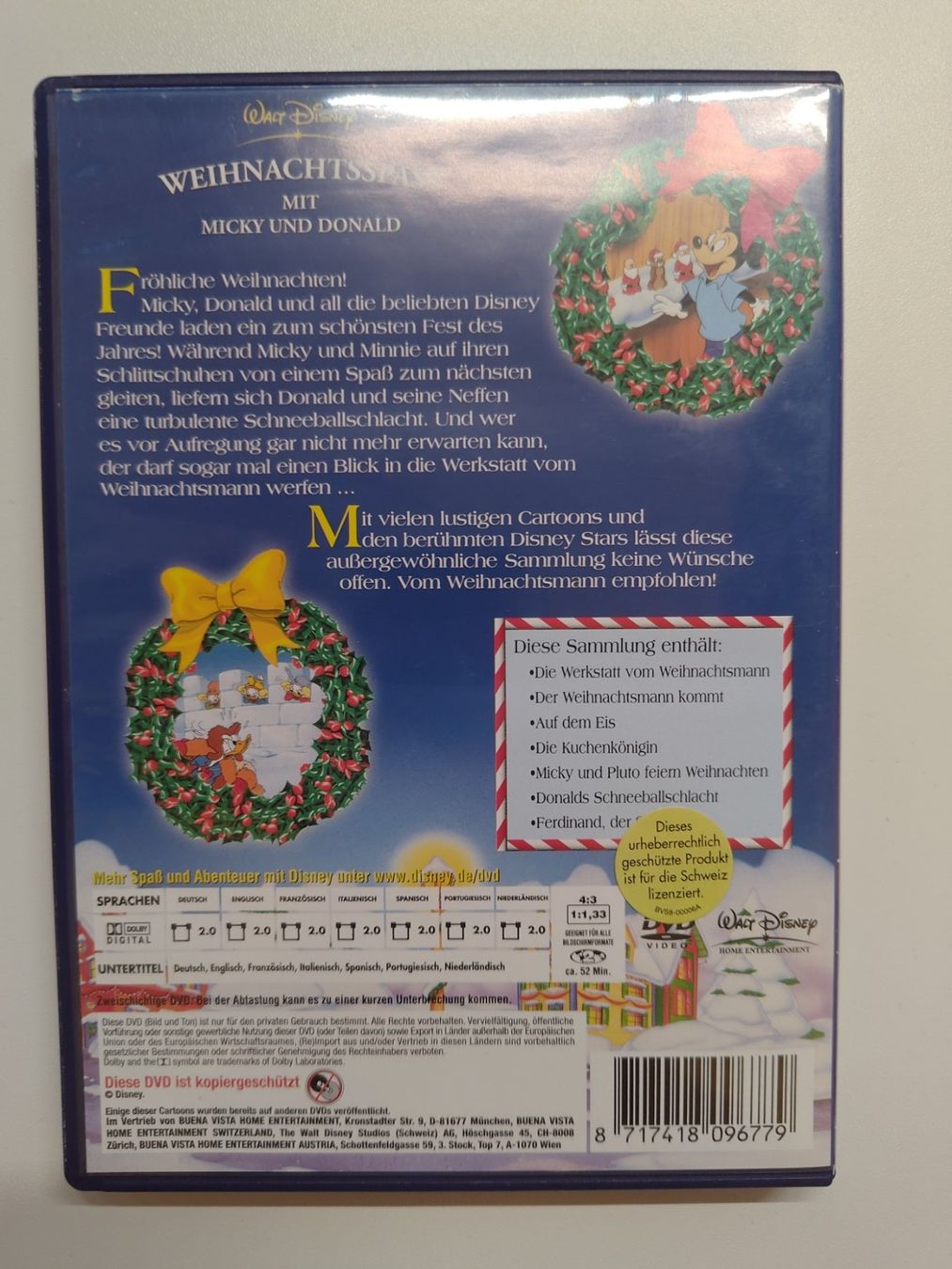 Tutti i DVDs: Weihnachtsspass mit Micky und Donald – Usato da Liestal venduto da Kratzilla 2