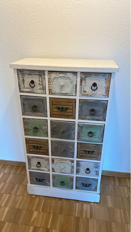 Vintage Kommode mit 18 Schubladen – Shabby Chic Look (Gebraucht) in ...