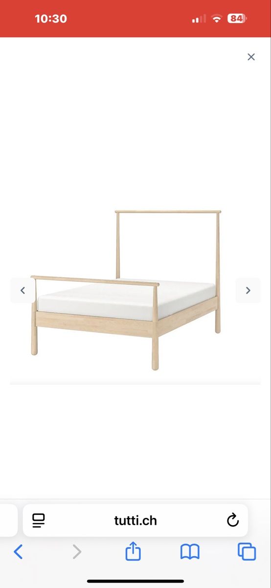 Ikea Letti: Bett 160x200 + Matratze – Usato da Glattfelden venduto da iri_blq6 1