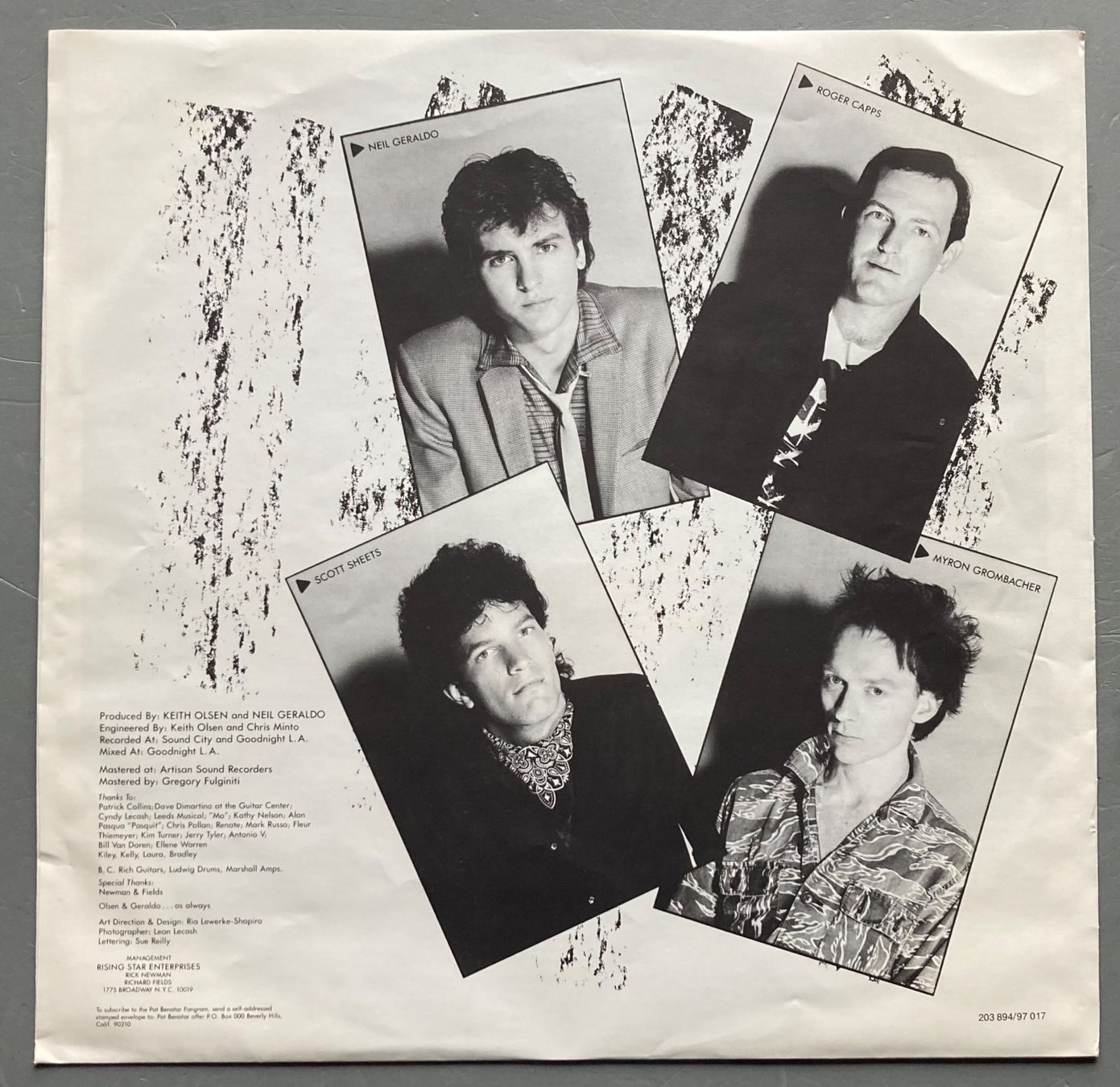 Schallplatten: PAT BENATAR - PRECIOUS TIME – Gebraucht aus Poliez-Pittet von Newtown-Records 2
