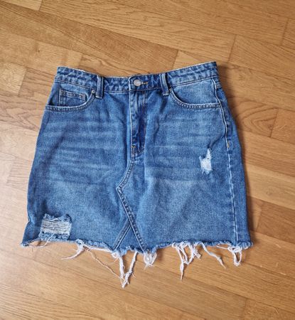 Jeans Minirock, no name, Gr. S