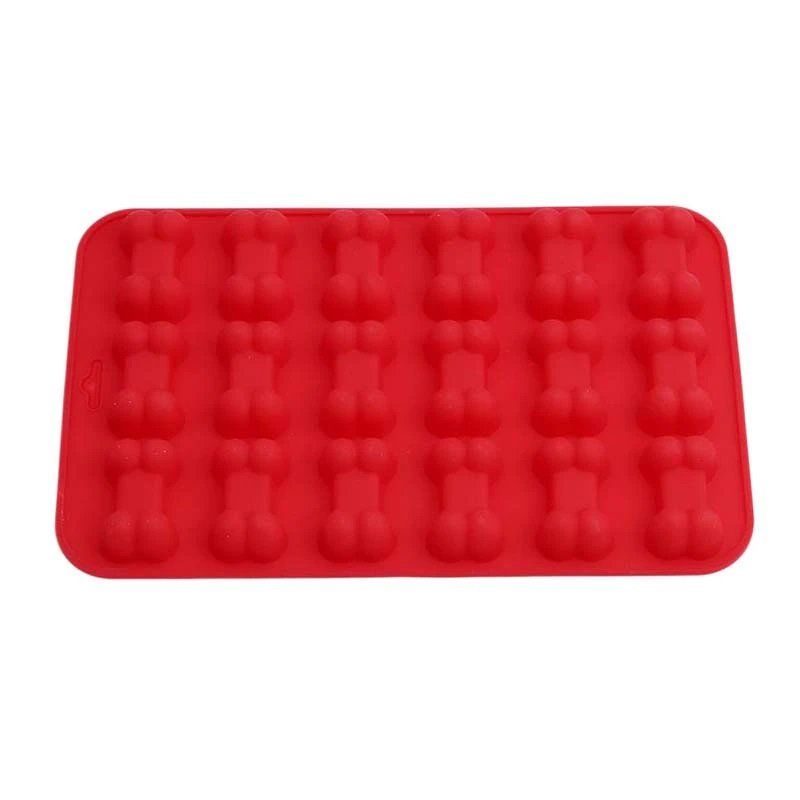 Teglie da forno: Silikon Backform 18 Knochen - 22.5 x 14 x 1.5 cm – Nuovo e nell'imballaggio originale da Werdenberg venduto da EXA-Animal-World