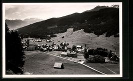 AK Wildhaus, Ortspartie mit Kirche, 1938