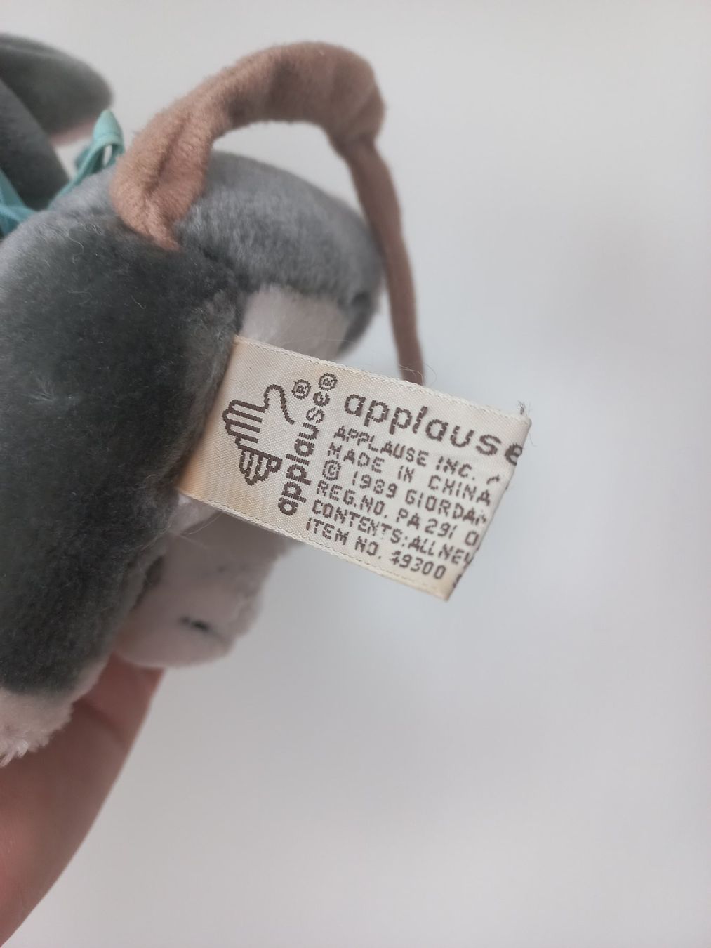 Giocattoli: Vintage Graue Maus - 1989 - Applause inc. – Usato da Wangen b. Olten venduto da SecondStory4u 2