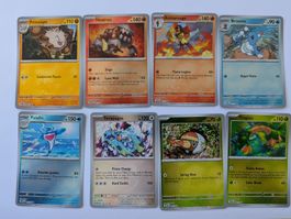 10-teiliges Set englischer Pokémon-Karten