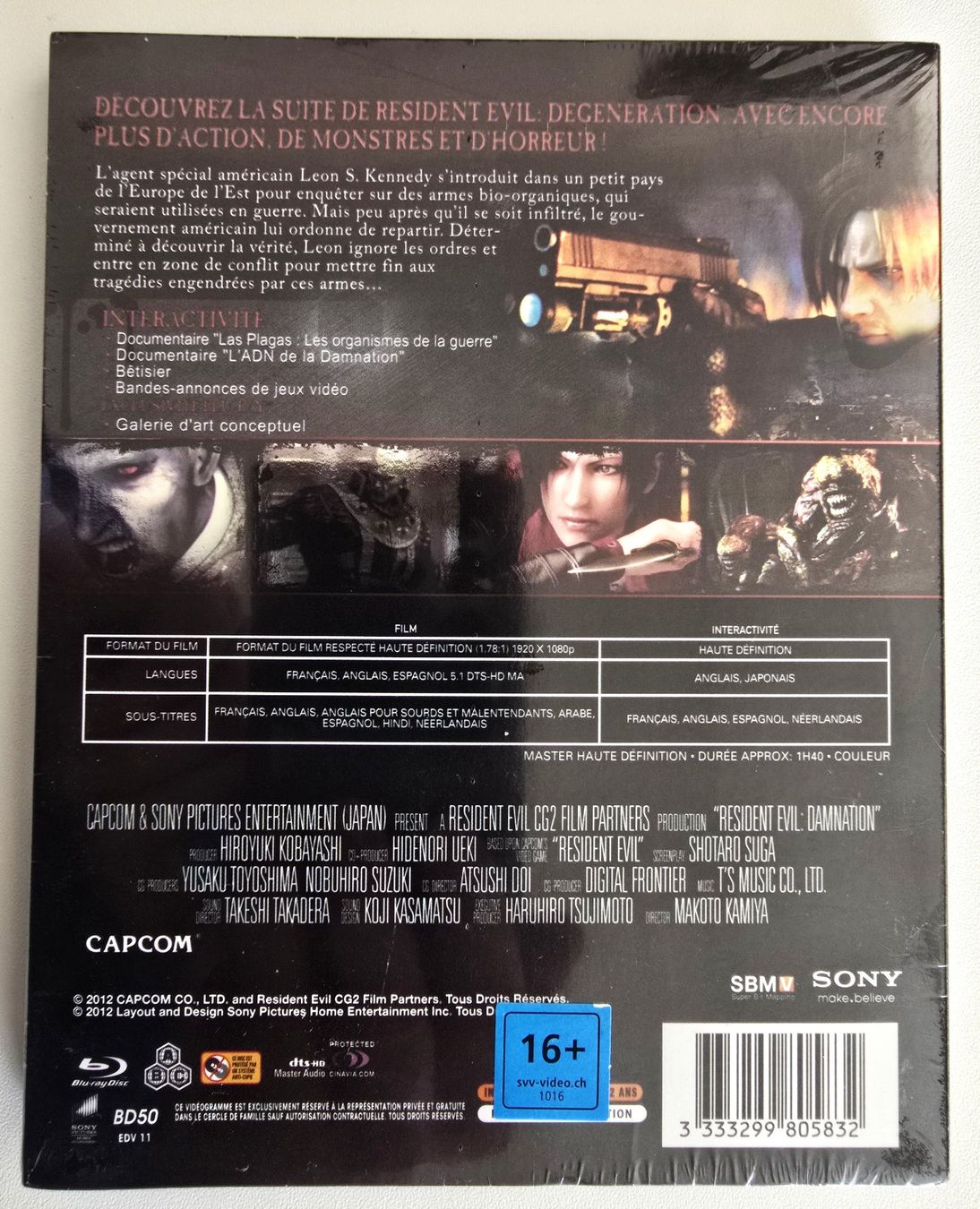 Alle DVDs: Blu-ray resident evil "damnation" – Neu und originalverpackt aus La Chaux-de-Fonds von Cokecollection 1