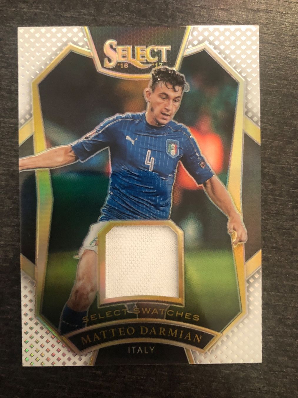 Topps Carte collezionabili: Panini Select Matteo Darmian Italien player-worn Patch 92/99 – Usato da Wangenried venduto da Garagara