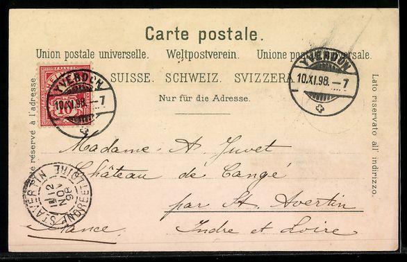 Cartes postales: Litho Grandson, Ortsansicht mit See und  – D'occasion à Berlin par bartko-reher 1