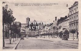 Liège - Boulevard de la Sauvenière (mit alten Autos) /bf