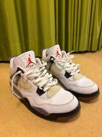 Nike Air Jordan 4 Retro White Grey Grösse 44.5 gebraucht