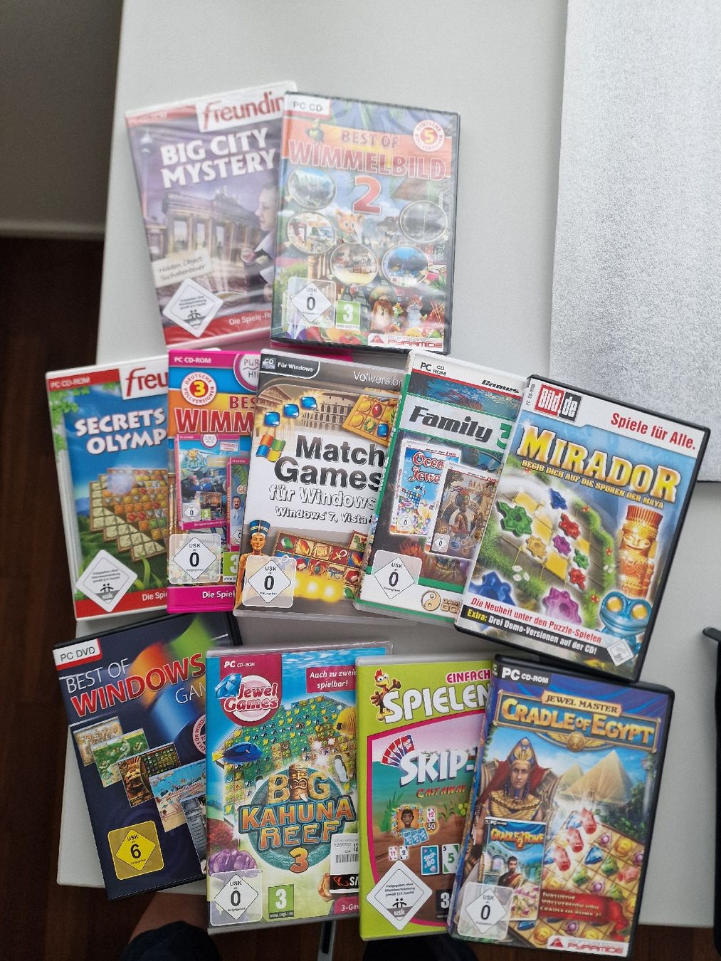 Giochi: PC Spielesammlung 11 Stück  – Usato da Untersiggenthal venduto da jumath 1